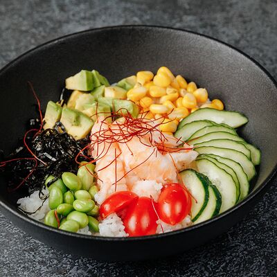 Поке с креветками в Суши скат по цене 800 ₽