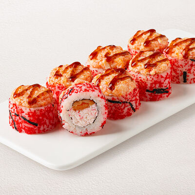 Ролл Эби краб с лососем в Суши Wok по цене 599 ₽