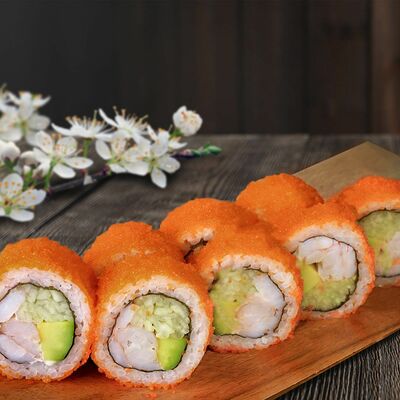 Калифорния с Креветкой в Вкусные Суши Premium по цене 575