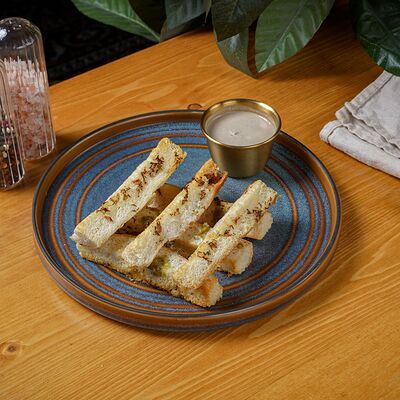 Гренки из французского багета в Гастробар Библиотека по цене 290 ₽