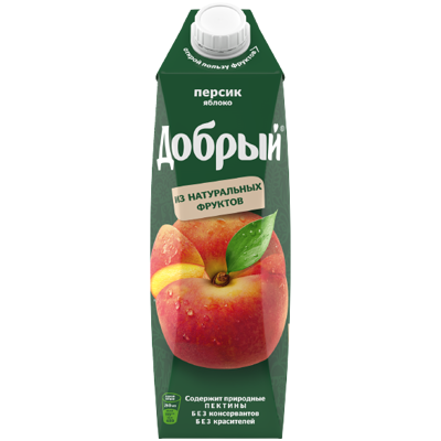 Сок добрый 1л персик-яблоко в Жар Пицца по цене 109