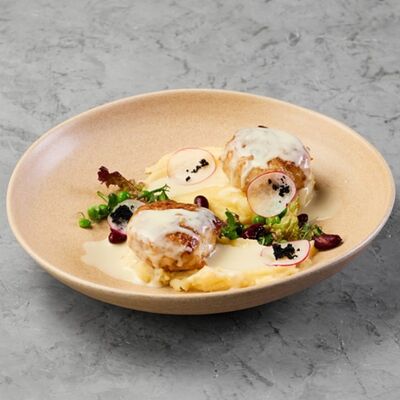 Две котлеты и вот это в Terra по цене 21 р.