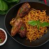 Джоллоф-паста с курицей в J-Express PanAfrican Flavours по цене 700