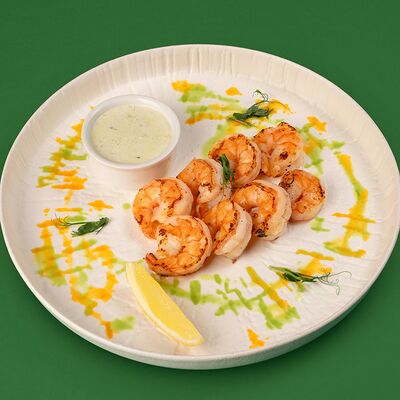 Креветки с кисло-сладким соусомв Лаваш Town Красная по цене 690 ₽