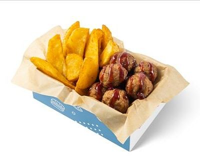 Ланч с фрикадельками и брусничным соусом в Domino Pizza по цене 349