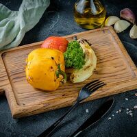 Шашлык из баклажанов с курдюком в Ресторан Воробьёвы Горы PREMIUM