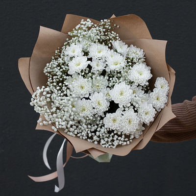 Букет цветов Крафтовое облако в Пышно Расцвели по цене 3900 ₽