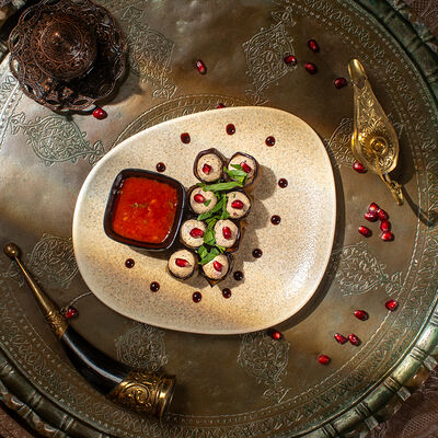 Рулетики Телави из баклажан в Гранат по цене 720 ₽