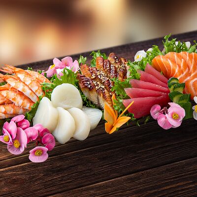 Сашими ассорти в Суши Рай по цене 2700 ₽