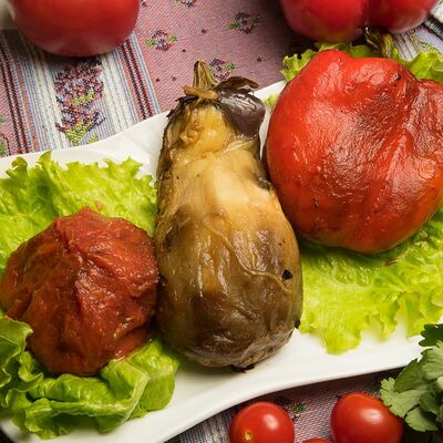 Овощи на мангале в Гурман студия по цене 480 ₽