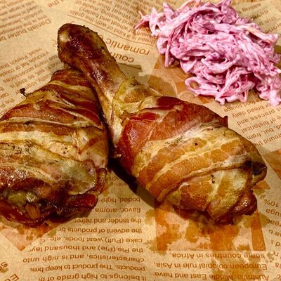 Куриные ножки BBQ в беконе в Sushimi по цене 630 ₽