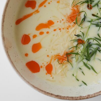 Сырный крем-супв Блиныпицца по цене 560 ₽