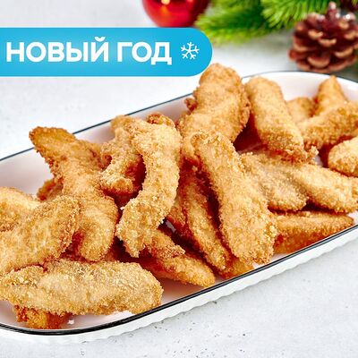 Домашние стрипсы из куриного филе на четверых в Bazar по цене 629 ₽