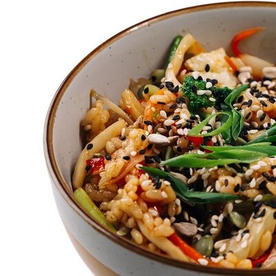 Чахан с кальмаром и мидиями в Пицца Хаб по цене 539 ₽