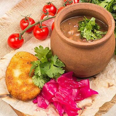 Теплое лобио в горшочке в Мушмула по цене 359