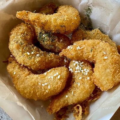 Креветки в панировке в BEERFOLIO по цене 465 ₽