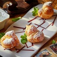 Шу с заварным кремом в Казбек