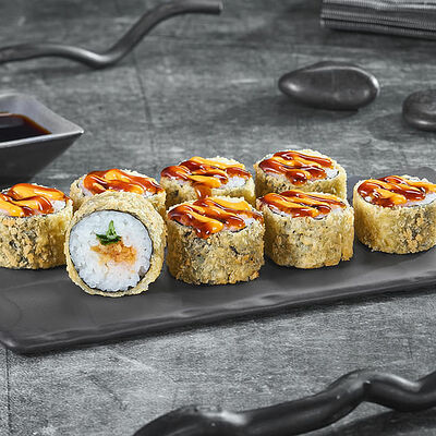 Ролл Терияки лайт темпура (мини) в Суши Мастер по цене 369 ₽