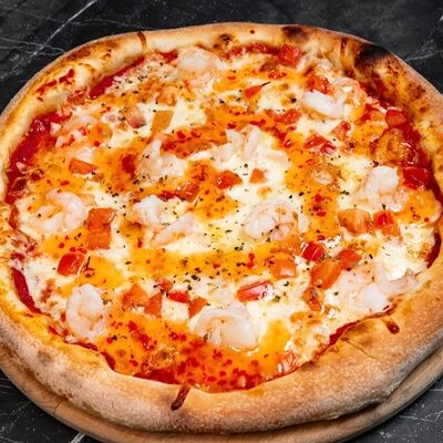 Пицца Креветка Свит Чилив OK PIZZA по цене 930