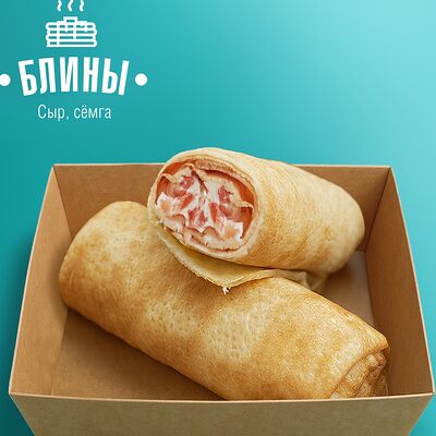 Блины с семгой в Кафе Плюс по цене 2500 ₸