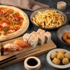 Логотип кафе STAR SUSHI & PIZZA PREMIUM