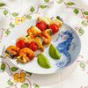 Шашлычок из морепродуктов с пюре из брокколи в Capuletti по цене 690