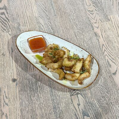 Морской окунь в кляре в Сквер по цене 730 ₽