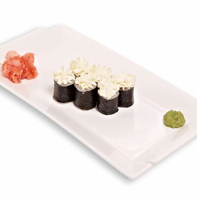 Ролл с лососем и сыром в Чудо Пицца по цене 160 ₽