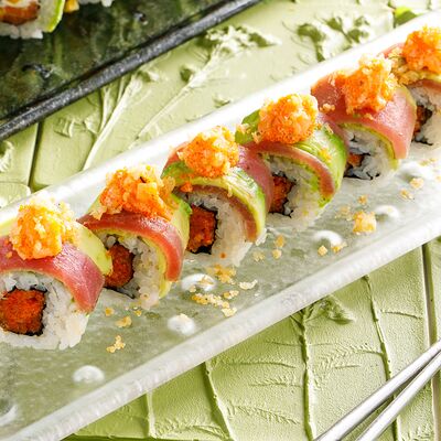 Кранч ролл с тунцом и гребешком в ЛарисуВаннуХочу по цене 950