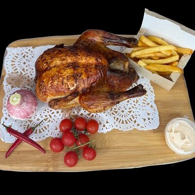 Комбо Курица гриль, картошка фри, соус в Шаурма Огонь по цене 1500 ₽