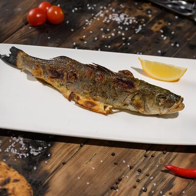 Шашлык из сибаса 260г в Ресторан Мангал по цене 1090 ₽