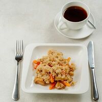 Плов с курицей в Balance cafe