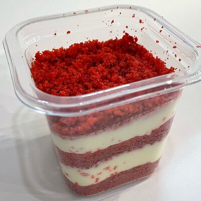 Красный бархат в стакане в Сахар по цене 230 ₽