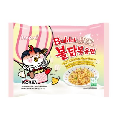 Лапша Пультак карбонара в Momo Chicken Korean по цене 289 ₽