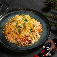 Салат Мимоза с форелью в Маймун