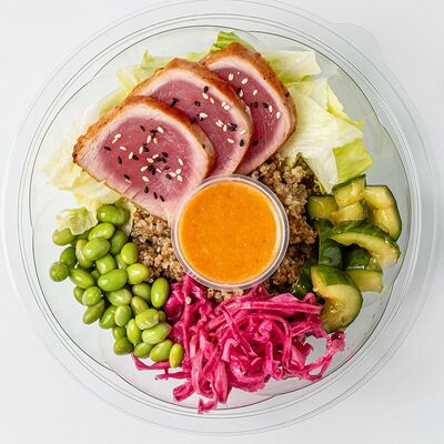 Боул с тунцом и киноа в Кофе Рам по цене 700 ₽