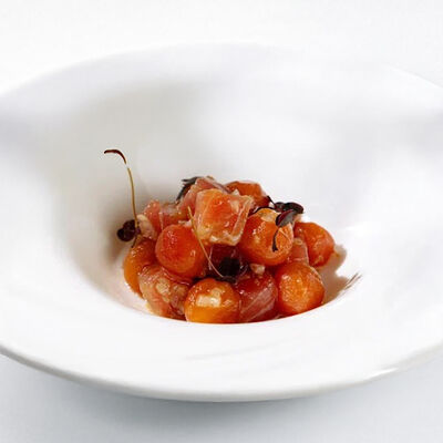 Севиче из тунца с томатами конфив Dodici Italy по цене 870 ₽