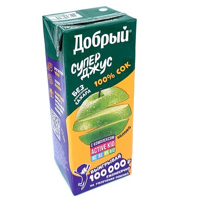 Сок Добрый Яблоко в Быстро и вкусно по цене 55 ₽