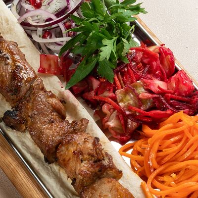 Шашлык из свиной шейкив Хорошая компания по цене 729 ₽