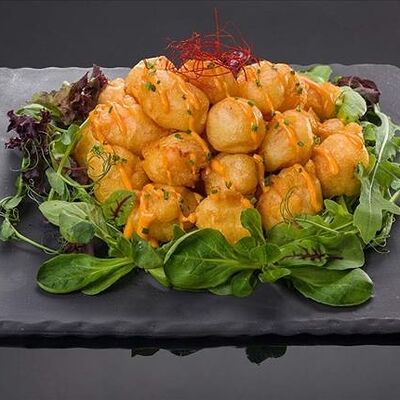 Креветки в соусе том ям в Bluefin по цене 1840 ₽