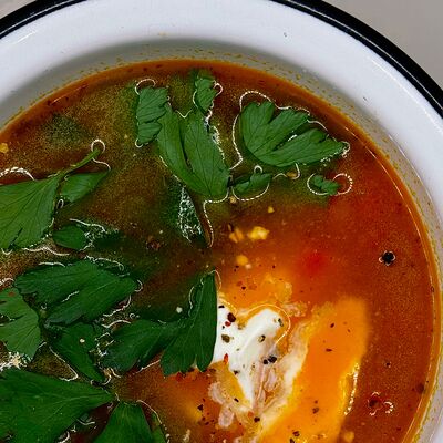 Суп Гуляш с говядиной в #ВМЯСО по цене 570 ₽