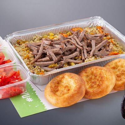 Комбо Плов Семейный 1 кг в #ПЛОВ_ВКОРОБОЧКЕ по цене 10990 ₸