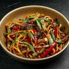 Лапша с рваным говяжьим сердцем в Wok café по цене 620
