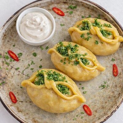 Манты по-татарски с телятиной в Мархаба Халяль по цене 792 ₽