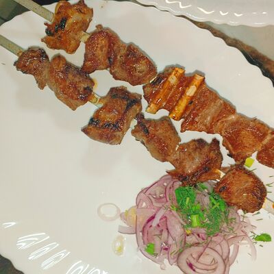 Шашлык из баранины в Мангалцентр по цене 410 ₽