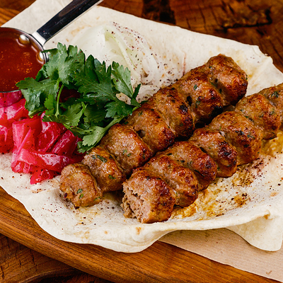 Люля-кебаб из говядины и свинины в Съели Сумели по цене 1000 ₽