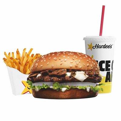 Портобелло Машрум Бургер Комбо в Hardee's Dostyk Plaza по цене 3600 ₸