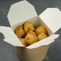 Пельмени жареные в Testovarka