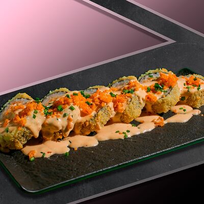 Roll Tempura С крабом и кунжутным соусом №44 в Sushkin Set по цене 455 ₽