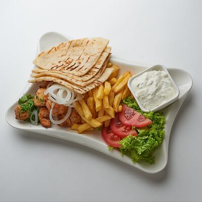 Гирос порция со свининой в Шашлык Бургер по цене 655 ₽